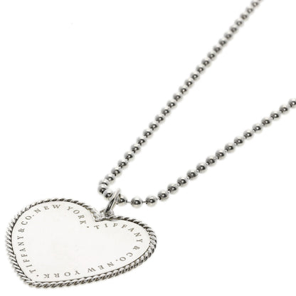 TIFFANY&Co.   Necklace Vintage Heart Large Silver Ladies