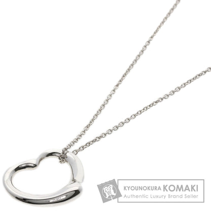 TIFFANY&Co.   Necklace Open heart Silver Ladies