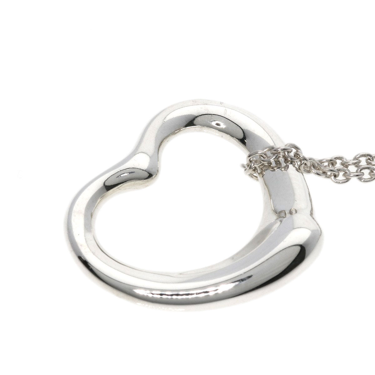 TIFFANY&Co.   Necklace Open heart Silver Ladies