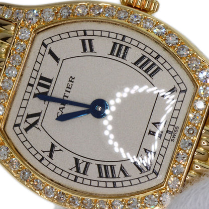 CARTIER Torch SM DiamondBezel Watches WA5006A3 K18 Yellow Gold/18K Yellow Gold Ladies