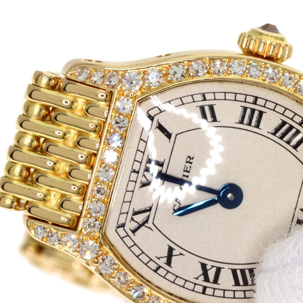 CARTIER Torch SM DiamondBezel Watches WA5006A3 K18 Yellow Gold/18K Yellow Gold Ladies