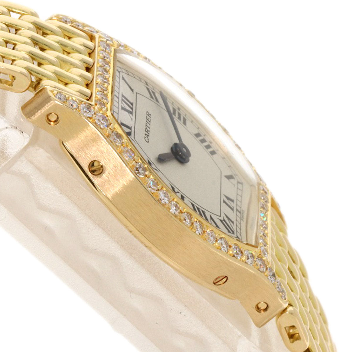 CARTIER Torch SM DiamondBezel Watches WA5006A3 K18 Yellow Gold/18K Yellow Gold Ladies