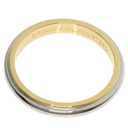TIFFANY&Co.   Ring Milgrain Platinum PT950 18K Yellow GoldLadies