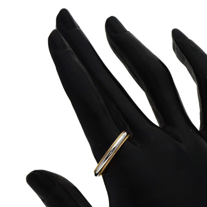 TIFFANY&Co.   Ring Milgrain Platinum PT950 18K Yellow GoldLadies