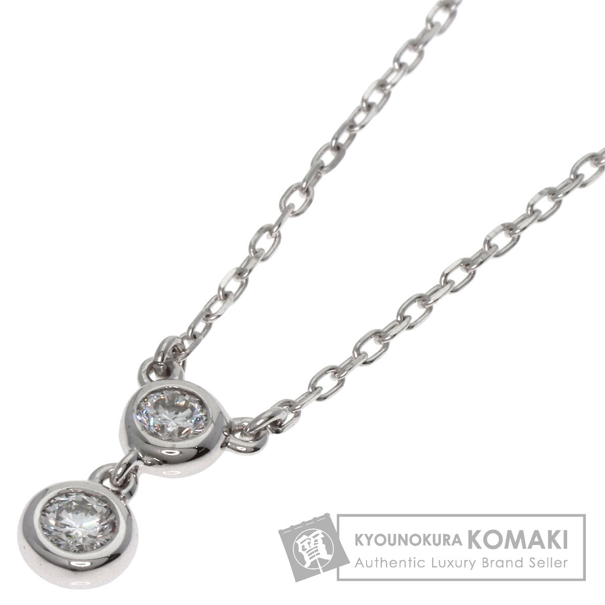 MIKIMOTO   Necklace Diamond Necklace K18 White Gold Ladies