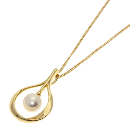 MIKIMOTO   Necklace Pearl Pearl K18 Yellow Gold Ladies