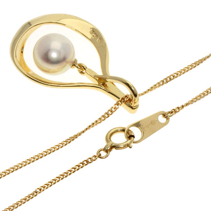 MIKIMOTO   Necklace Pearl Pearl K18 Yellow Gold Ladies