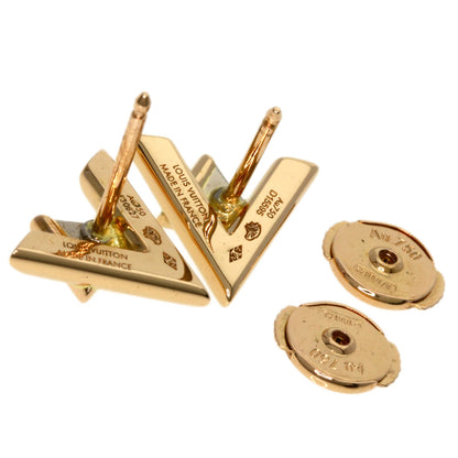 LOUIS VUITTON LV Volt One Puce Diamond Q96969 earring K18 Pink Gold Ladies [Used]
