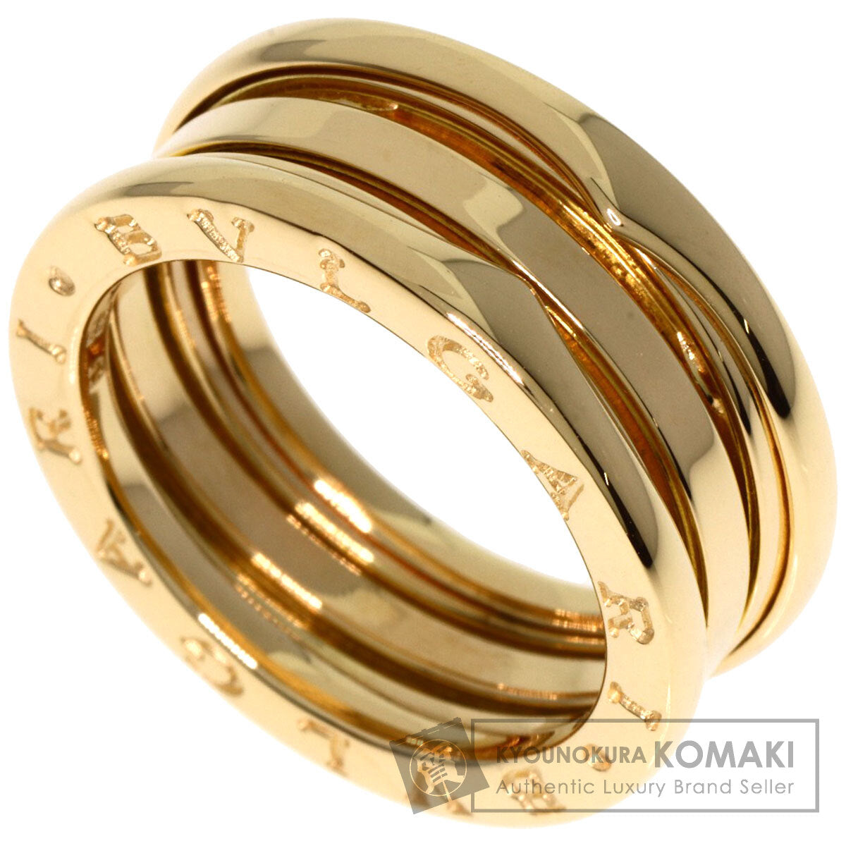 BVLGARI   Ring B.zero1 2 band #55 K18 Yellow Gold Ladies