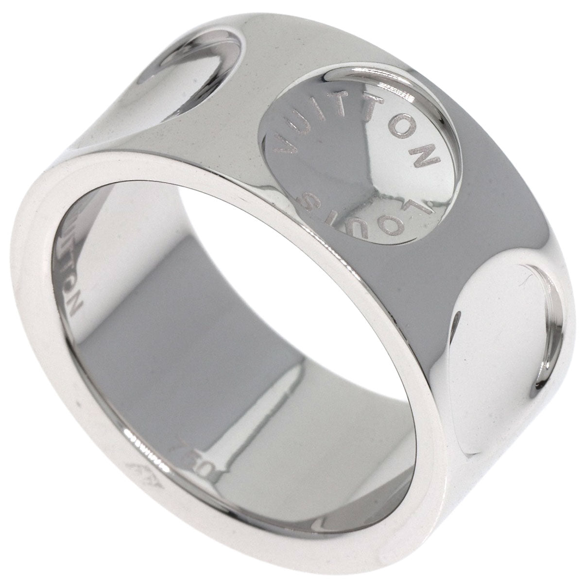 LOUIS VUITTON   Ring Grandberg Empreinte #54 K18 White Gold Ladies