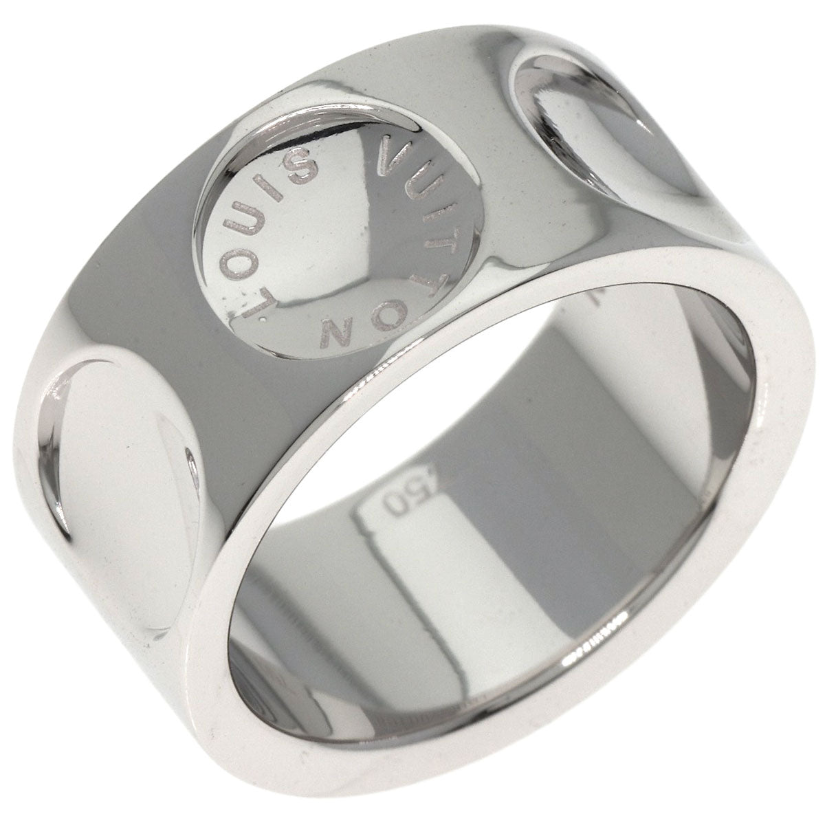 LOUIS VUITTON   Ring Grandberg Empreinte #54 K18 White Gold Ladies