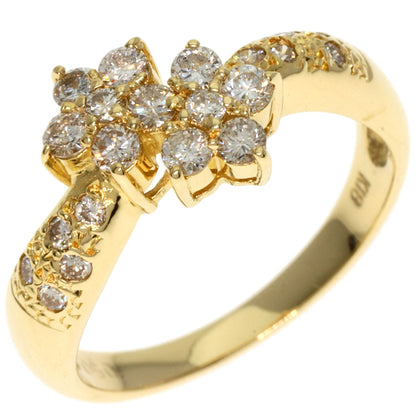 0.5ct Diamond Ring K18 Yellow Gold  3.7g　Ladies