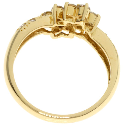 0.5ct Diamond Ring K18 Yellow Gold  3.7g　Ladies