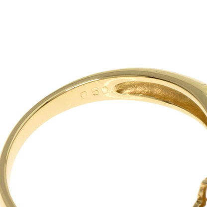 0.5ct Diamond Ring K18 Yellow Gold  3.7g　Ladies