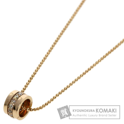 Diamond Necklace K18 Pink Gold  3.1g　Ladies