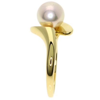 MIKIMOTO   Ring Pearl Pearl K18 Yellow Gold Ladies