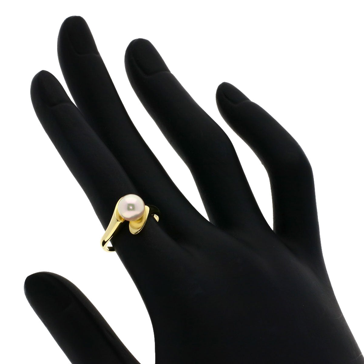 MIKIMOTO   Ring Pearl Pearl K18 Yellow Gold Ladies