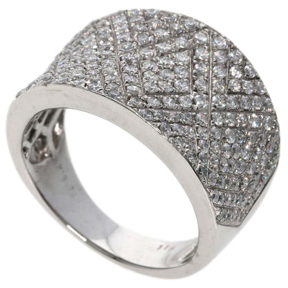 1.18ct Diamond Ring K18 White Gold  9.3g　Ladies