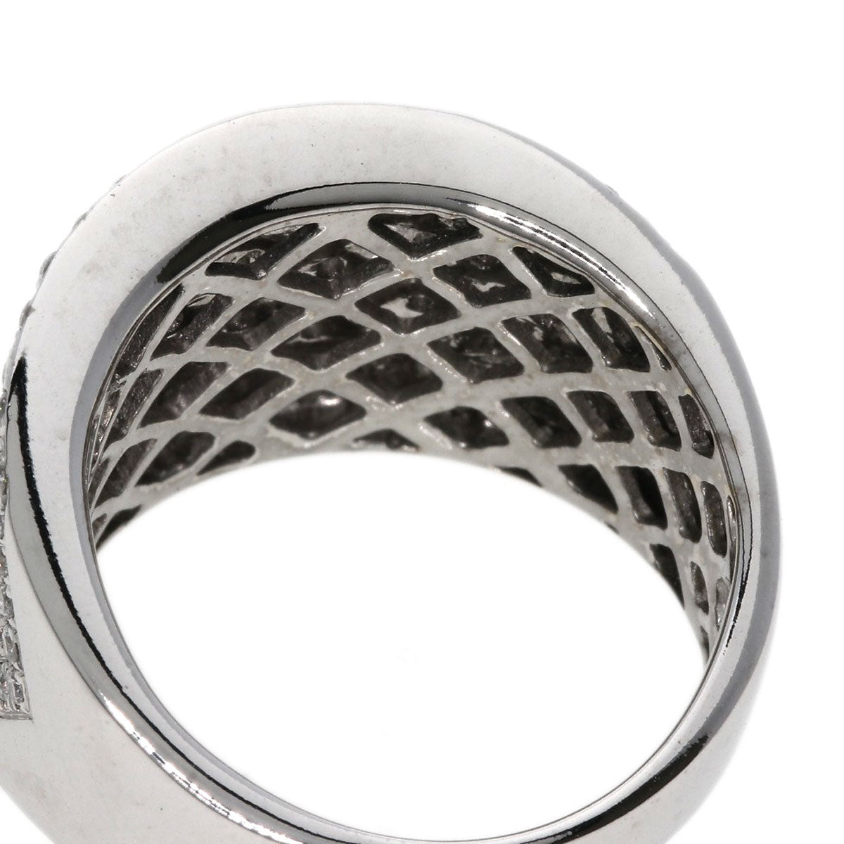 1.18ct Diamond Ring K18 White Gold  9.3g　Ladies