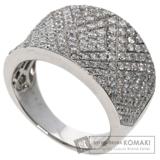 1.18ct Diamond Ring K18 White Gold  9.3g　Ladies