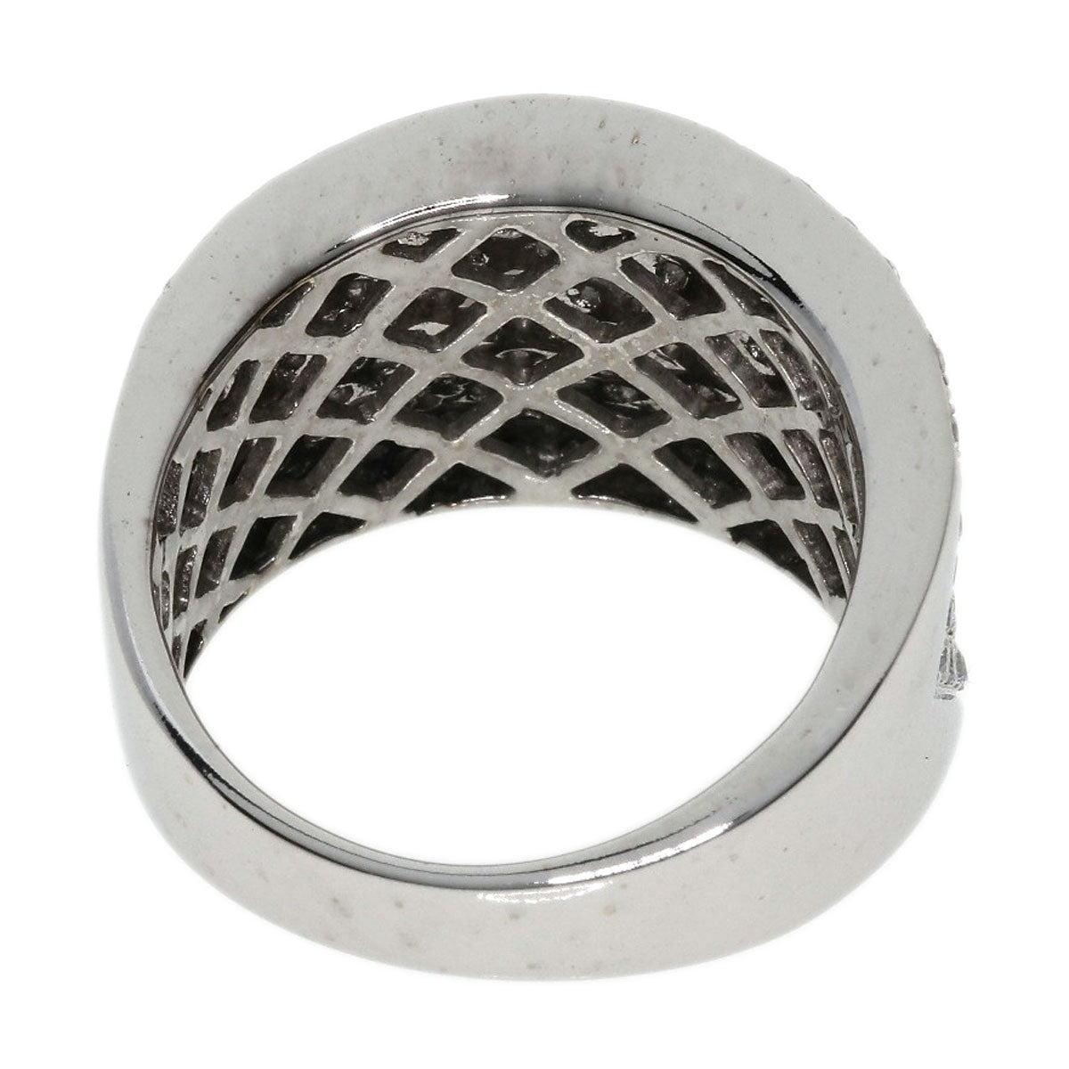 1.18ct Diamond Ring K18 White Gold  9.3g　Ladies