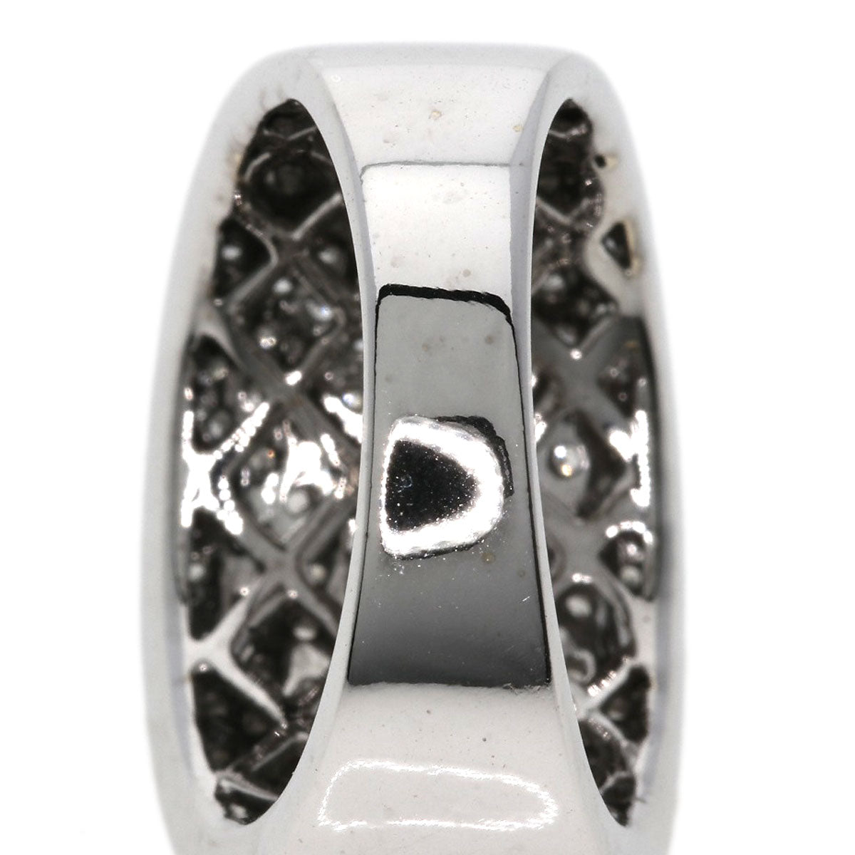 1.18ct Diamond Ring K18 White Gold  9.3g　Ladies