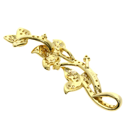 0.54ct Jewelry Maki Diamond Pendant top K18 Yellow Gold  5.8g　Ladies