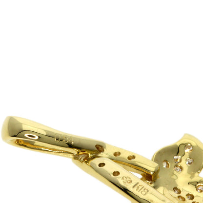 0.54ct Jewelry Maki Diamond Pendant top K18 Yellow Gold  5.8g　Ladies