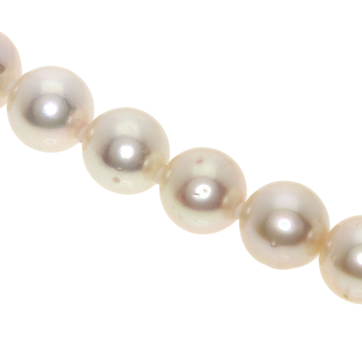 Akoya pearl Pearl Necklace Silver  42.3g　Ladies