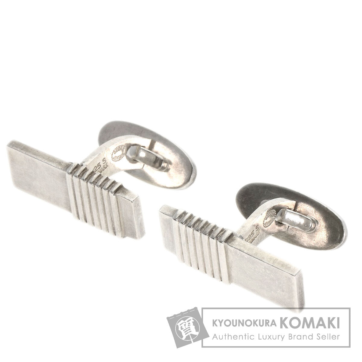 Georg Jensen Simple design cuffs Silver mens [Used]