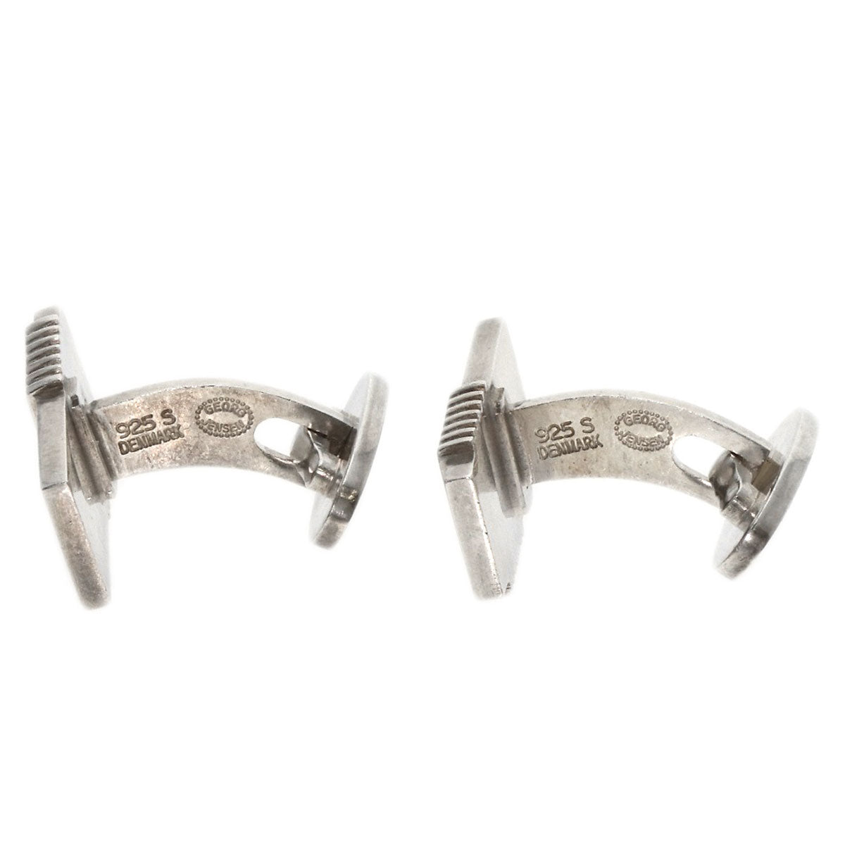 Georg Jensen Simple design cuffs Silver mens [Used]