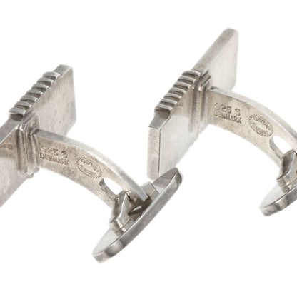 Georg Jensen Simple design cuffs Silver mens [Used]
