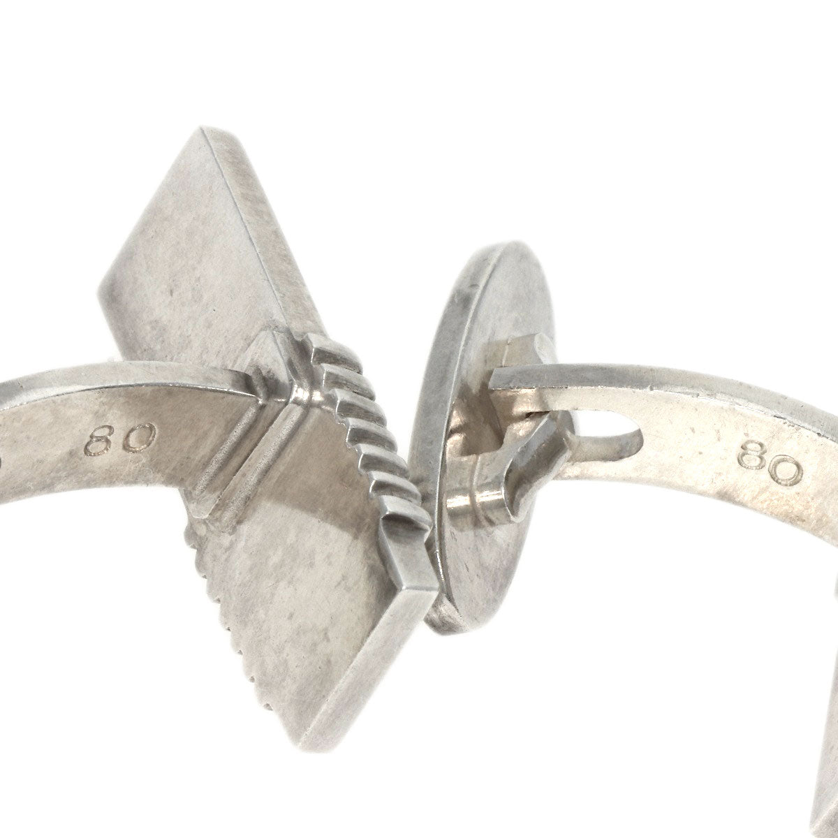 Georg Jensen Simple design cuffs Silver mens [Used]