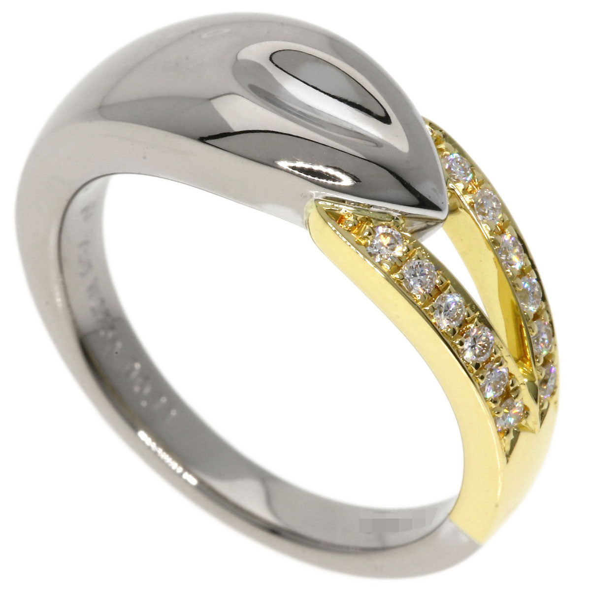 POLA   Ring Diamond K18 Yellow Gold K18 White GoldLadies