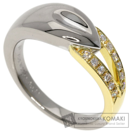 POLA   Ring Diamond K18 Yellow Gold K18 White GoldLadies