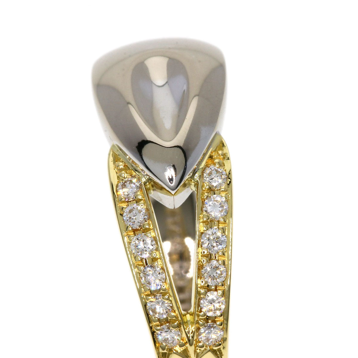 POLA   Ring Diamond K18 Yellow Gold K18 White GoldLadies