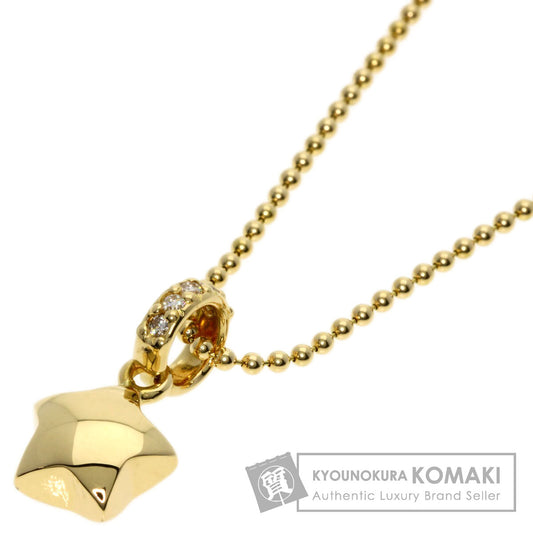 STAR JEWELRY   Necklace Diamond star motif K18 Yellow Gold Ladies