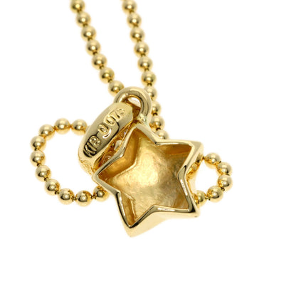 STAR JEWELRY   Necklace Diamond star motif K18 Yellow Gold Ladies