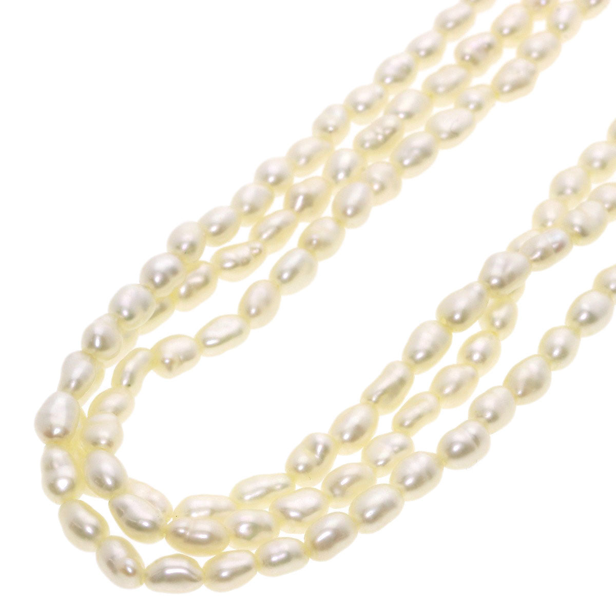 Freshwater Pearl Pearl Necklace Silver 19.1g　Ladies