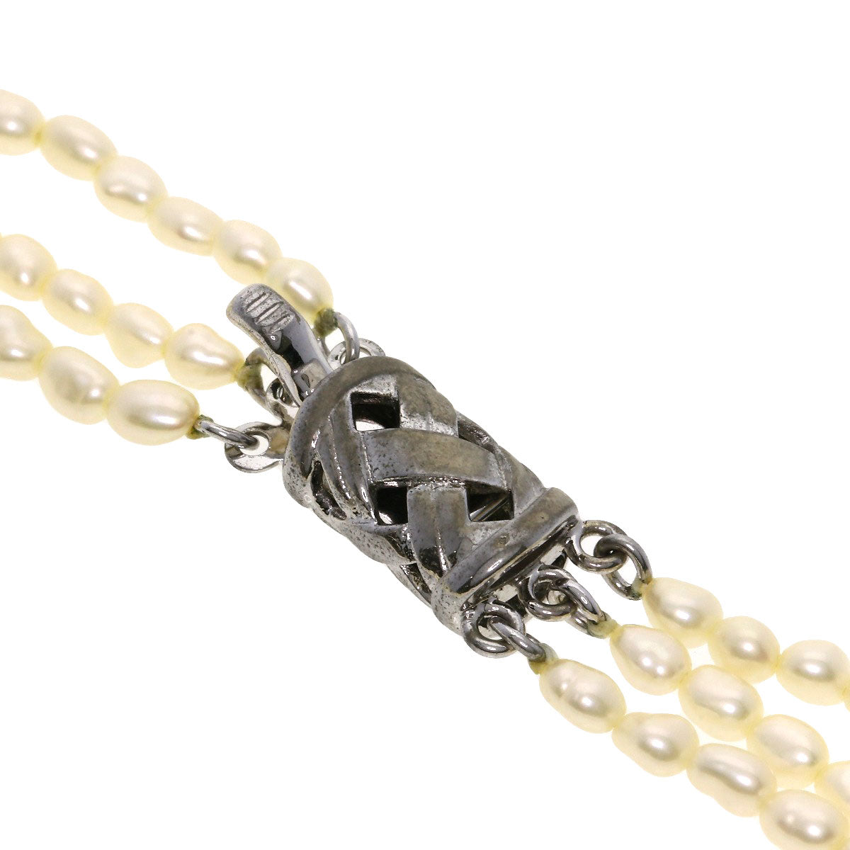 Freshwater Pearl Pearl Necklace Silver 19.1g　Ladies