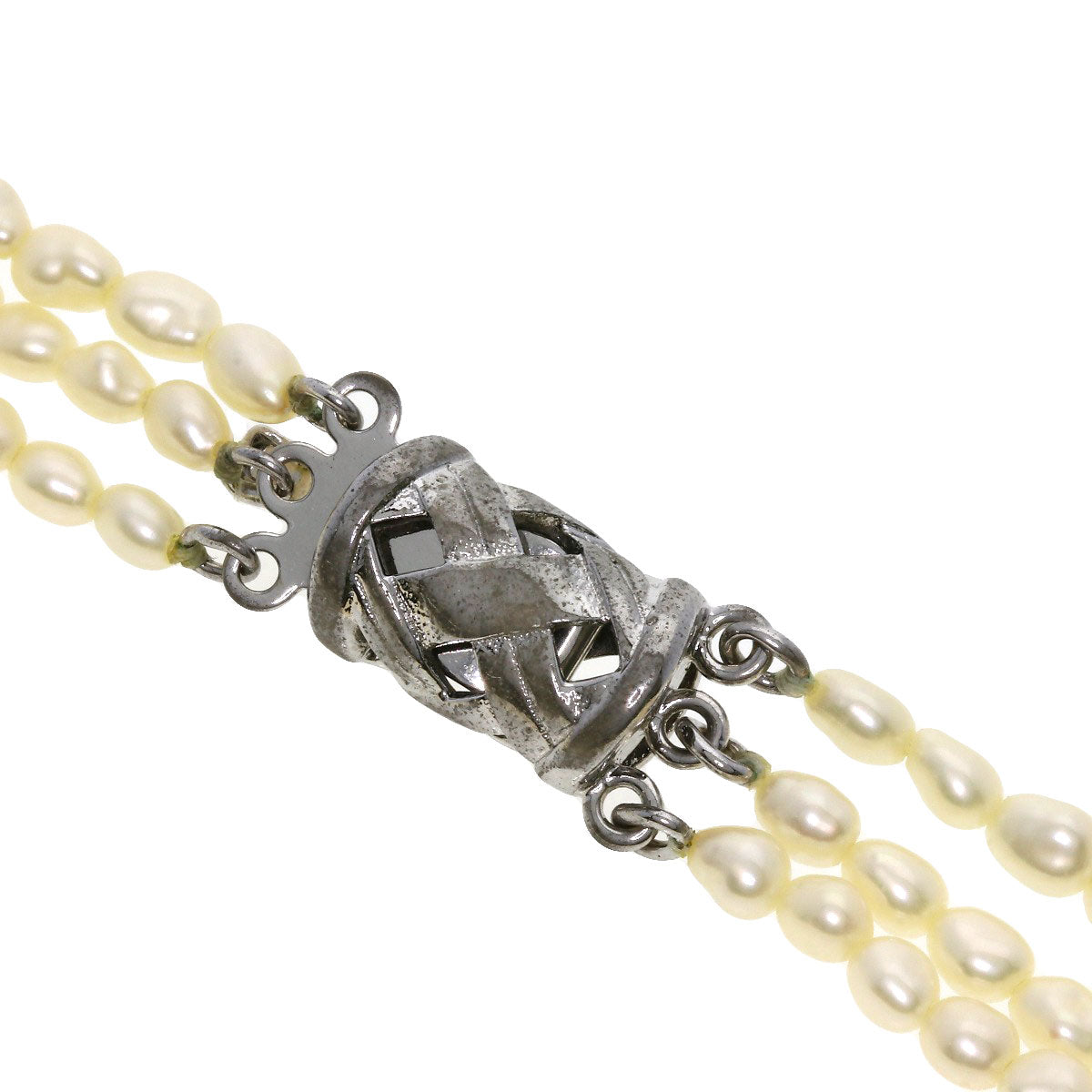 Freshwater Pearl Pearl Necklace Silver 19.1g　Ladies