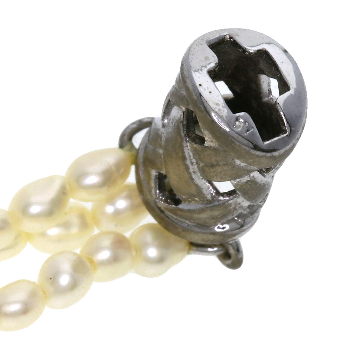 Freshwater Pearl Pearl Necklace Silver 19.1g　Ladies