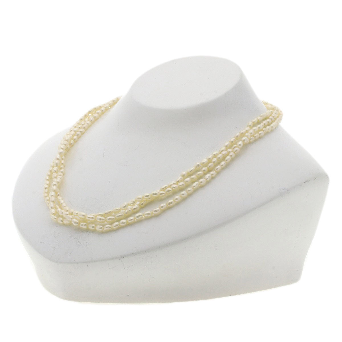 Freshwater Pearl Pearl Necklace Silver 19.1g　Ladies