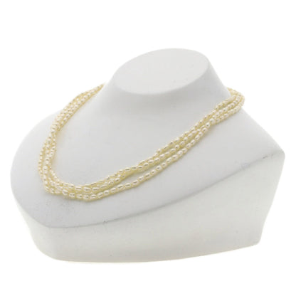 Freshwater Pearl Pearl Necklace Silver 19.1g　Ladies