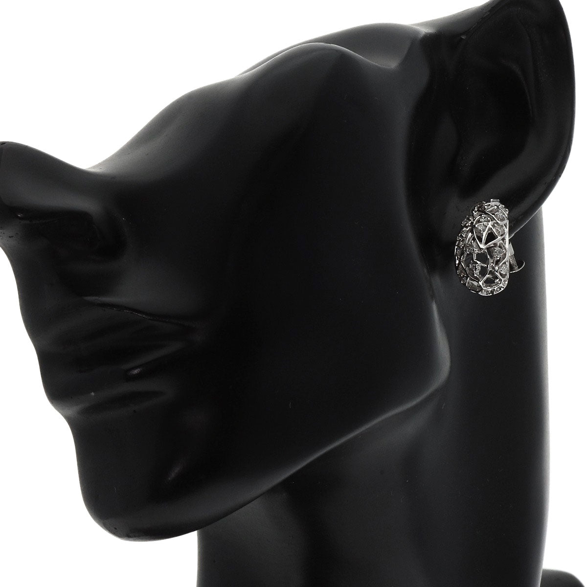 0.35ct Diamond Earring Platinum PT900  6.9g　Ladies