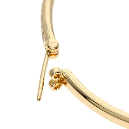 Diamond earring K18 Yellow Gold  15.61g　Ladies