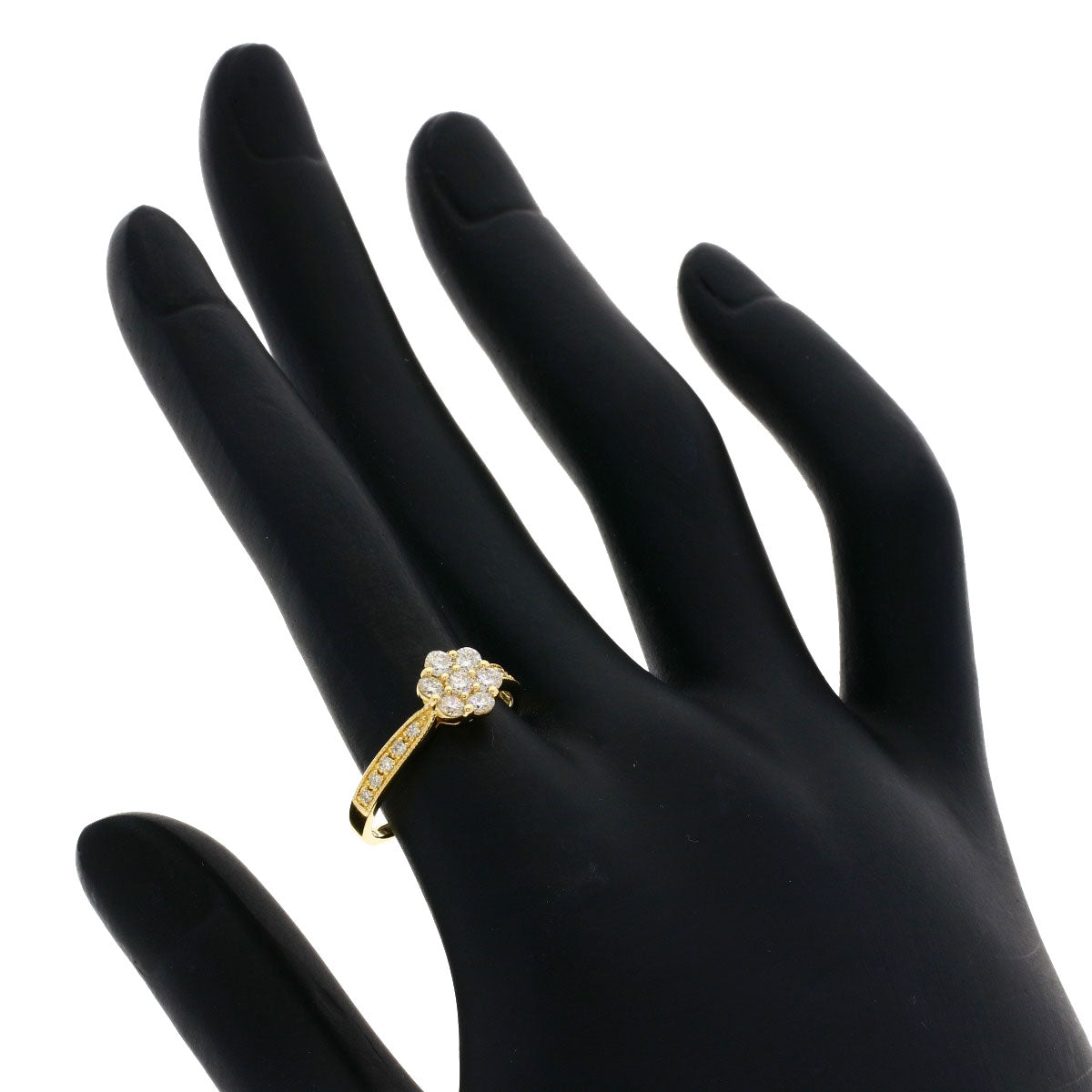 0.5ct Diamond Ring K18 Yellow Gold  2g　Ladies