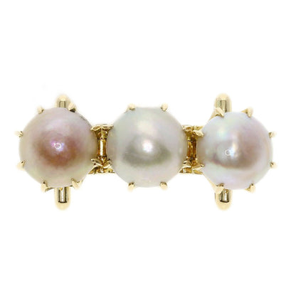 MIKIMOTO   Obi closure Mabe Pearl Pearl K14 Yellow Gold Ladies