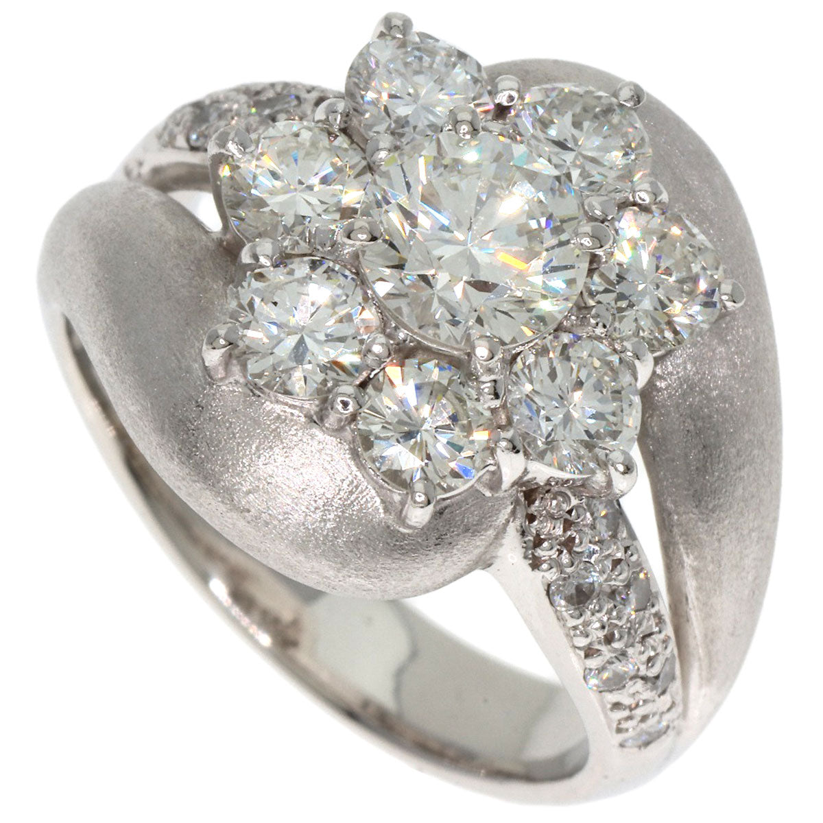 2.32ct Diamond Ring Platinum PT900  14.9g　Ladies