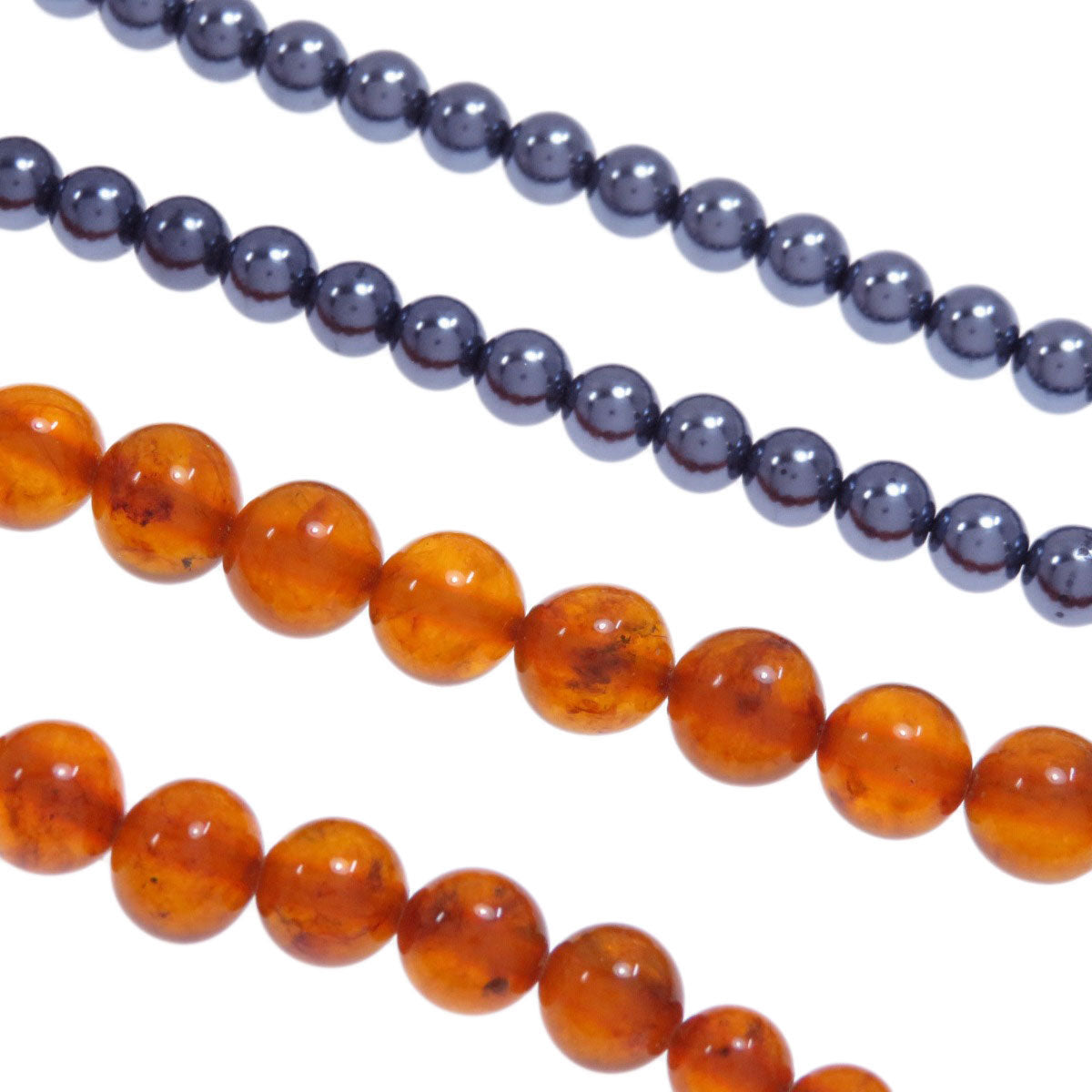 7-piece Brooch Earring Set Necklace Metal SV 37g　Ladies